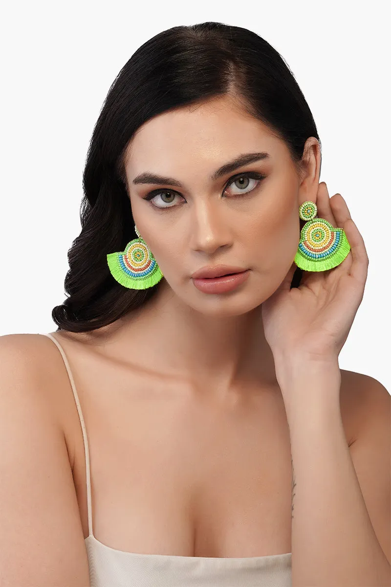 Bright is Best Embellished Earrings sold by America & Beyond product image thumbnail 2