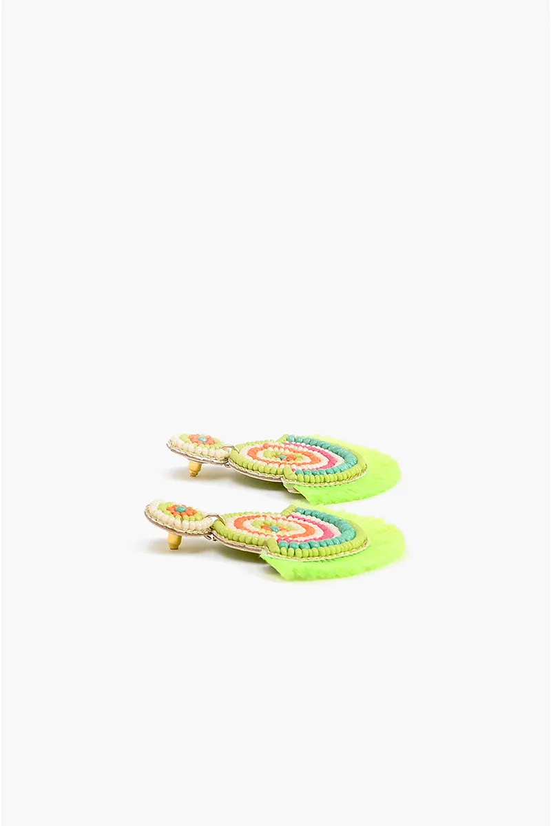 Bright is Best Embellished Earrings sold by America & Beyond product image thumbnail 4