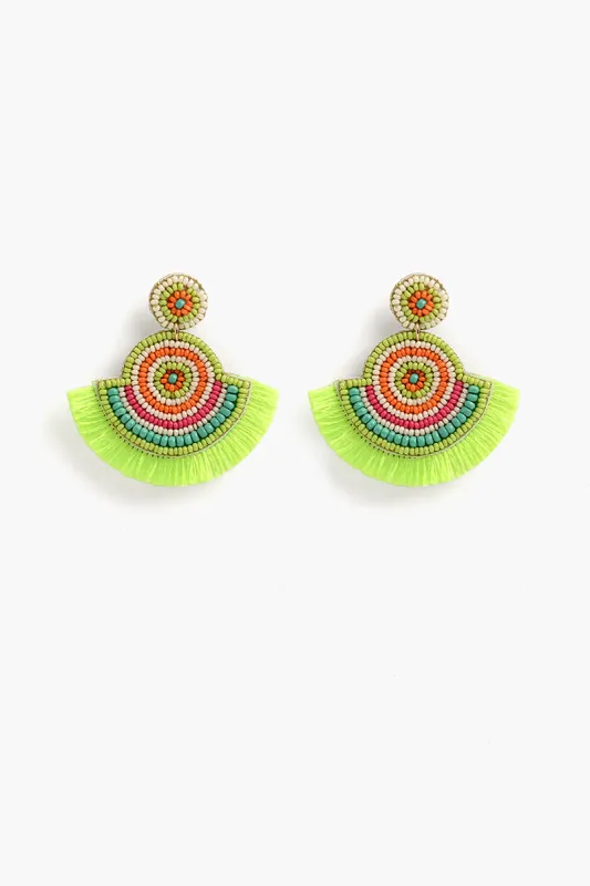 Bright is Best Embellished Earrings sold by America & Beyond