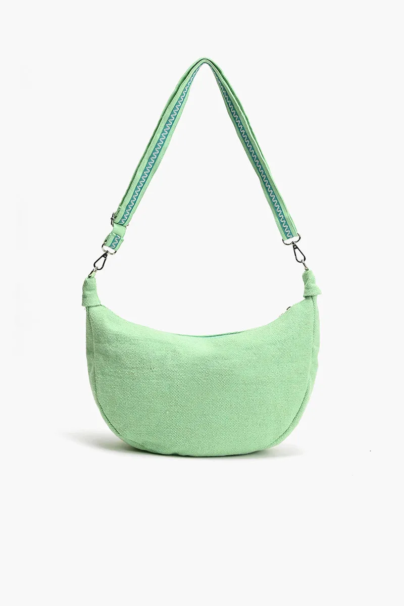 Blue Bloom Bouquet Shoulder Bag sold by America & Beyond product image thumbnail 5