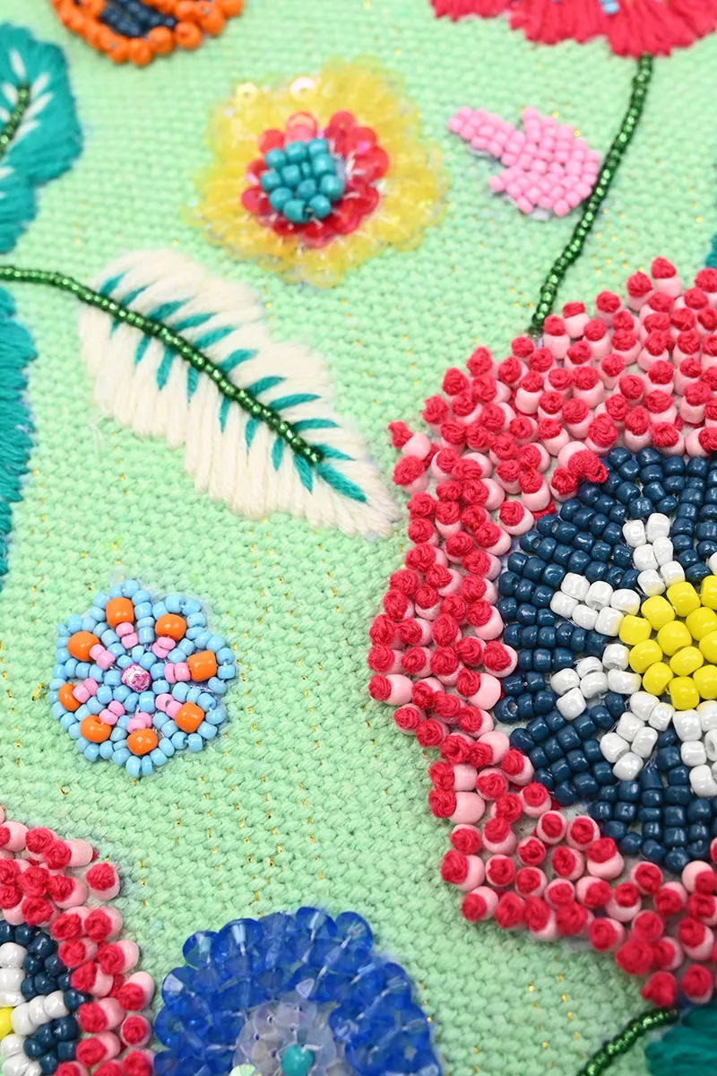 Blue Bloom Bouquet Shoulder Bag sold by America & Beyond product image thumbnail 2