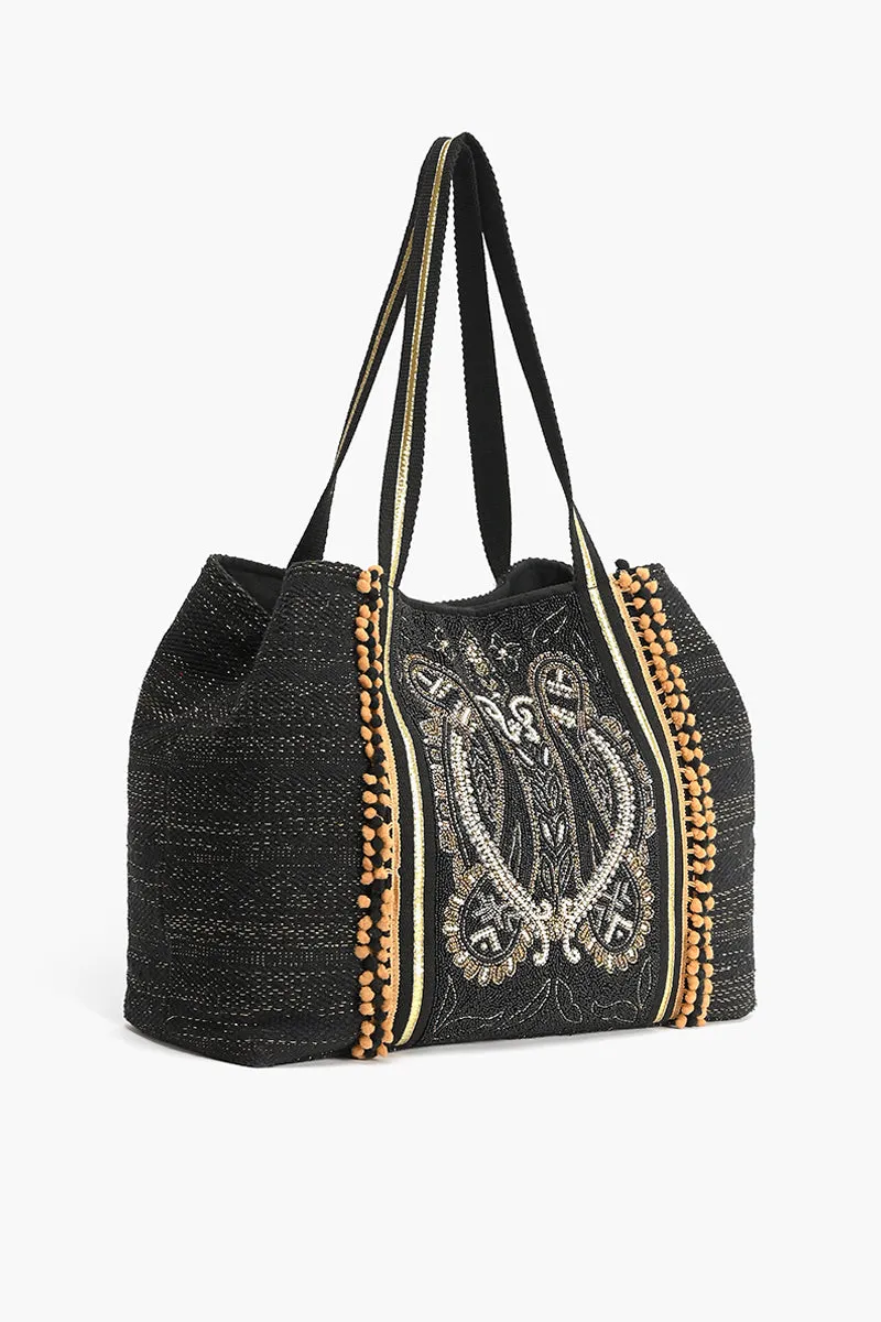 Old World Embellished Tote sold by America & Beyond product image thumbnail 3