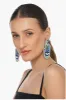 Hamsa Evil Eye Beaded Earrings sold by America & Beyond