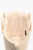 Birch Lurex Durrie Cane Handle Hand Woven Large White Tote sold by America & Beyond