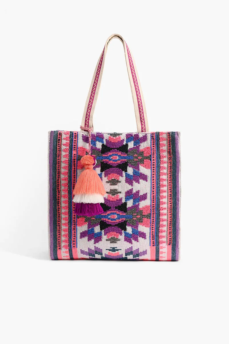 Very Peri Handcrafted Tote sold by America & Beyond
