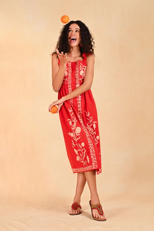 Clara Embroidered Dress sold by America & Beyond