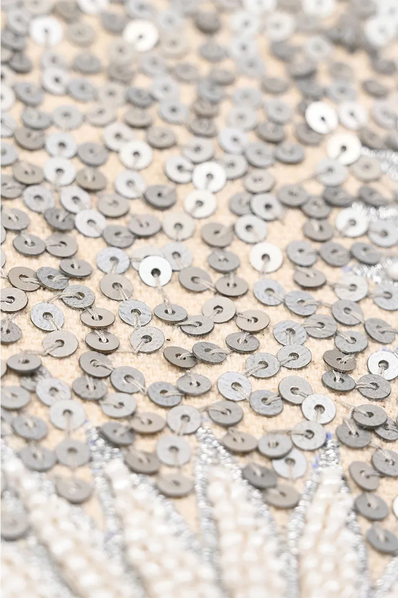 Ivory Petal Frostwork Shoulder Bag sold by America & Beyond product image thumbnail 2