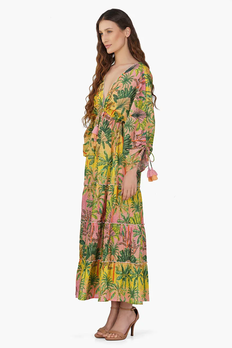 Endless Summer Printed Maxi Dress sold by America & Beyond product image thumbnail 3