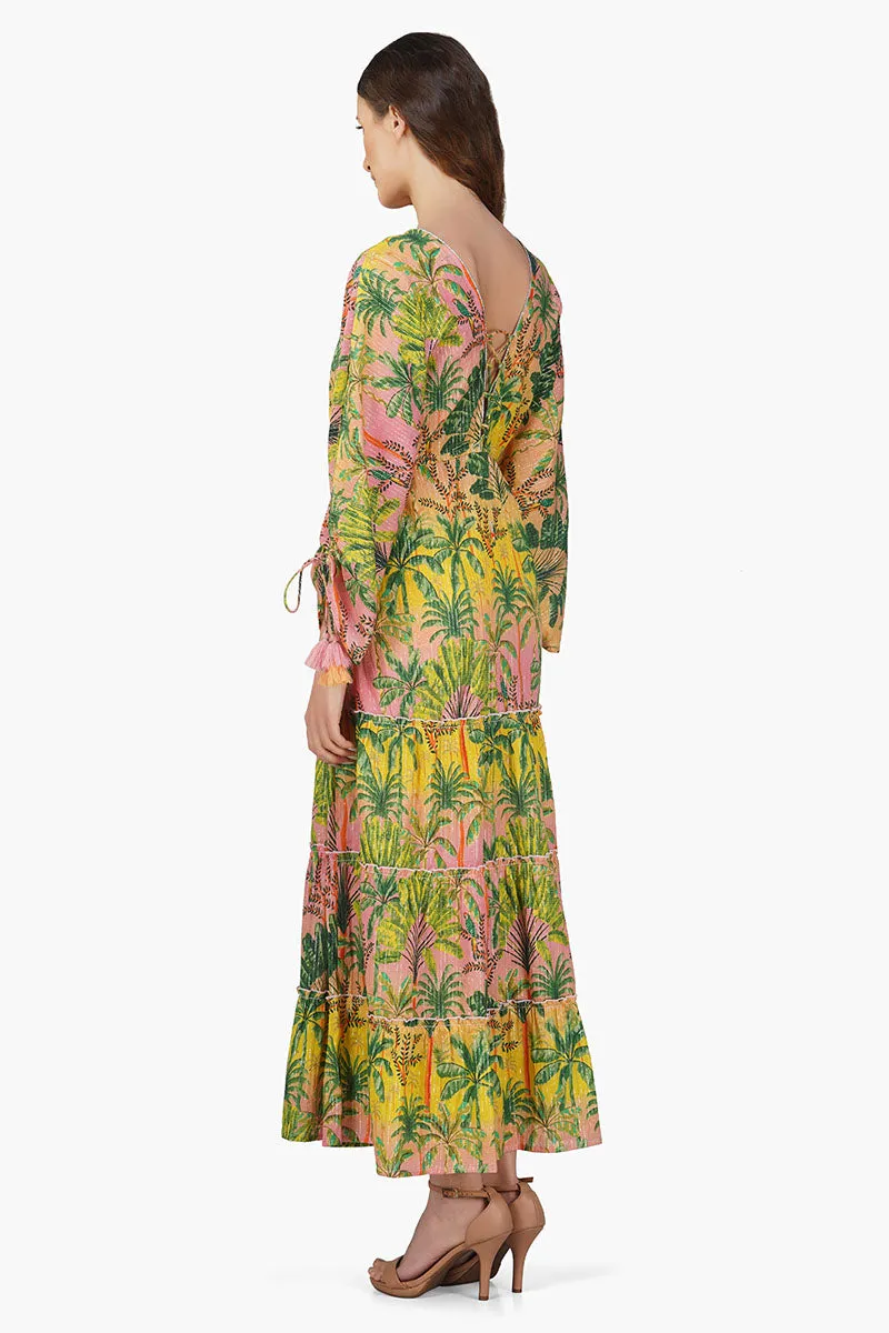 Endless Summer Printed Maxi Dress sold by America & Beyond product image thumbnail 4