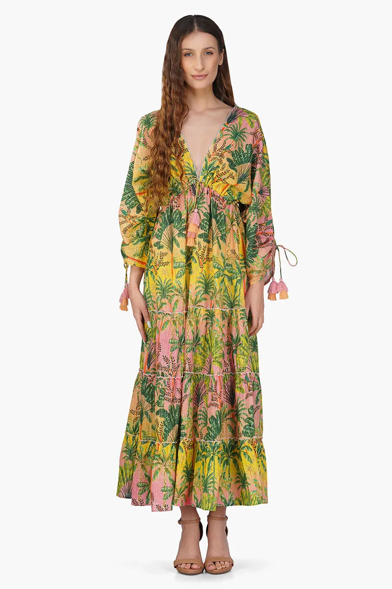 Endless Summer Printed Maxi Dress sold by America & Beyond