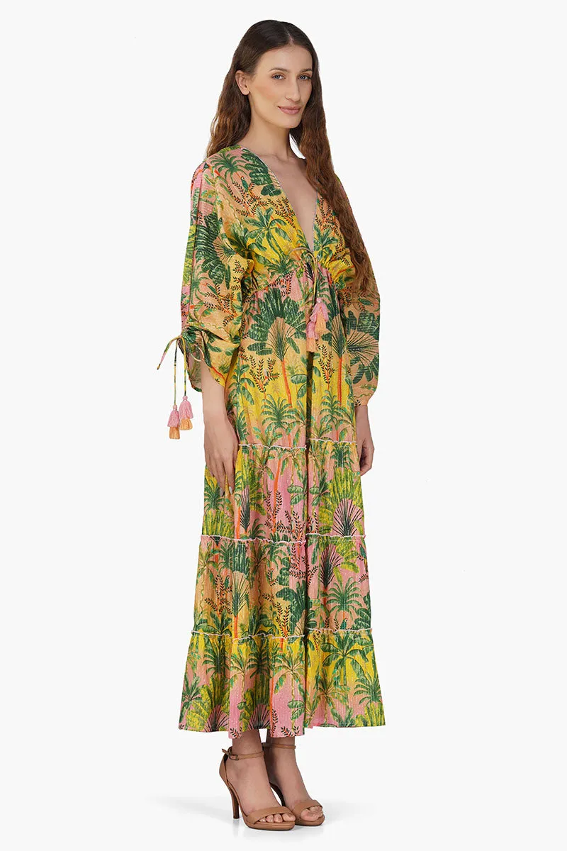 Endless Summer Printed Maxi Dress sold by America & Beyond product image thumbnail 2
