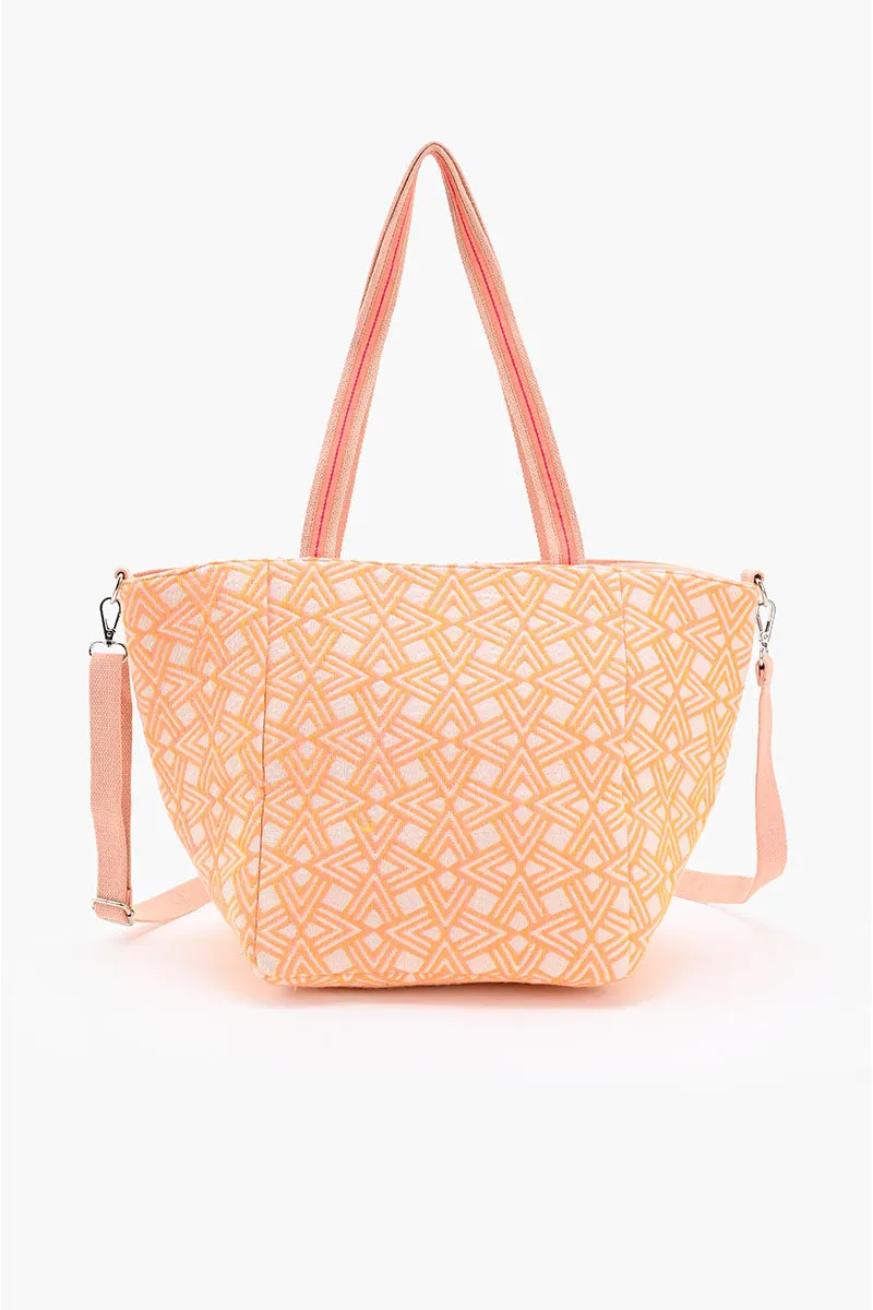 Orange Hot Air Balloon Embellished Tote sold by America & Beyond product image thumbnail 5