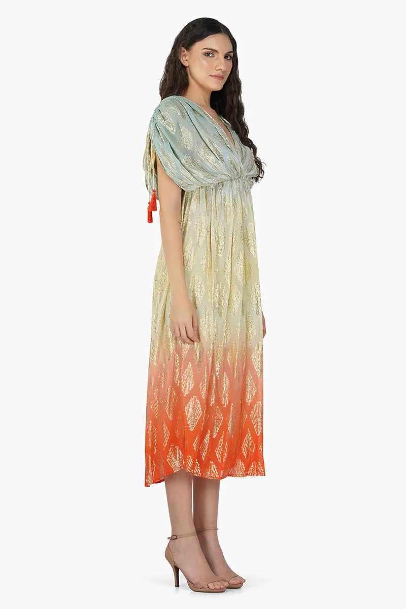 Magnolia Lurex Maxi Dress sold by America & Beyond product image thumbnail 2