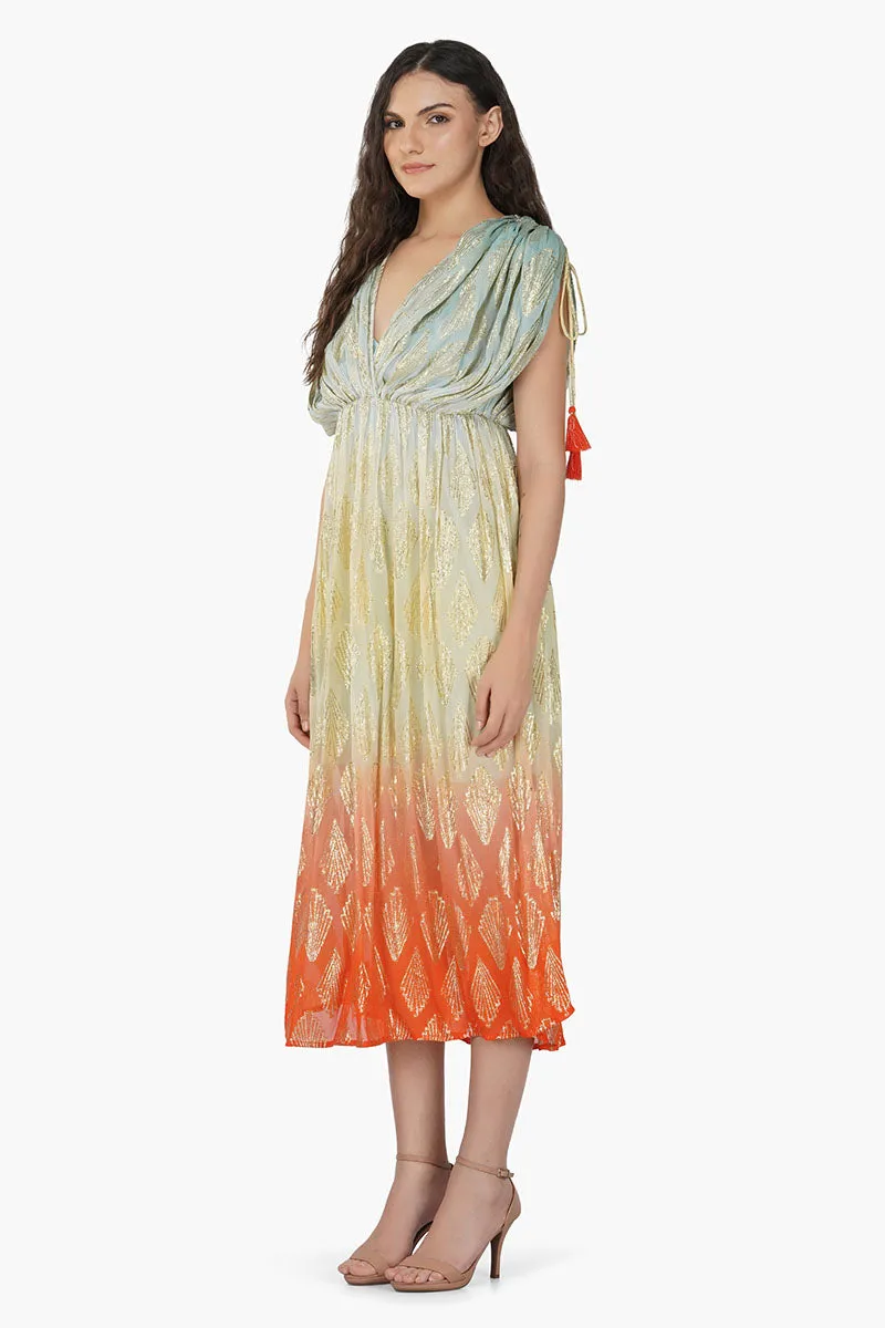 Magnolia Lurex Maxi Dress sold by America & Beyond product image thumbnail 3