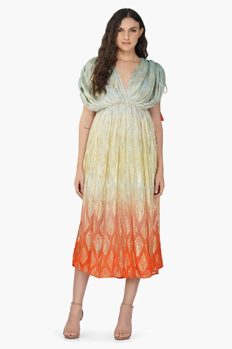 Magnolia Lurex Maxi Dress sold by America & Beyond
