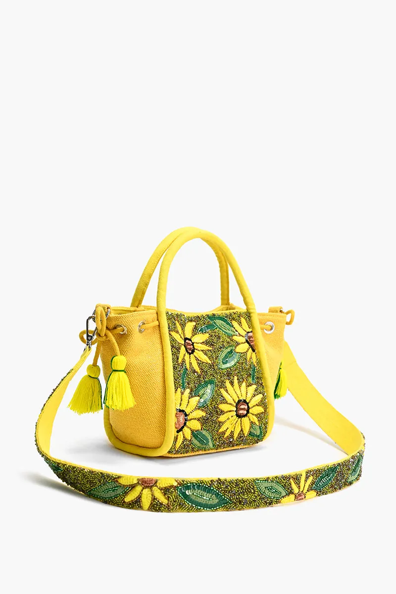 Joyful Blooms Sunflower Handheld Bag sold by America & Beyond product image thumbnail 3