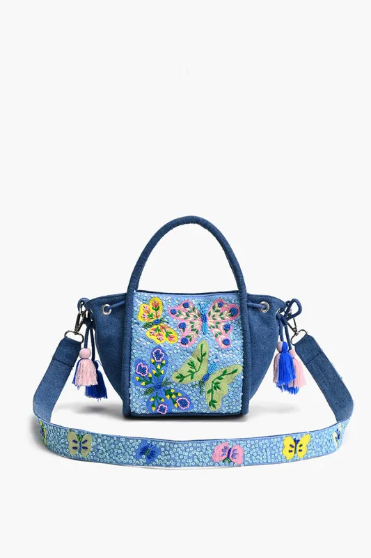 Azure Butterfly Ballet Handheld Bag sold by America & Beyond