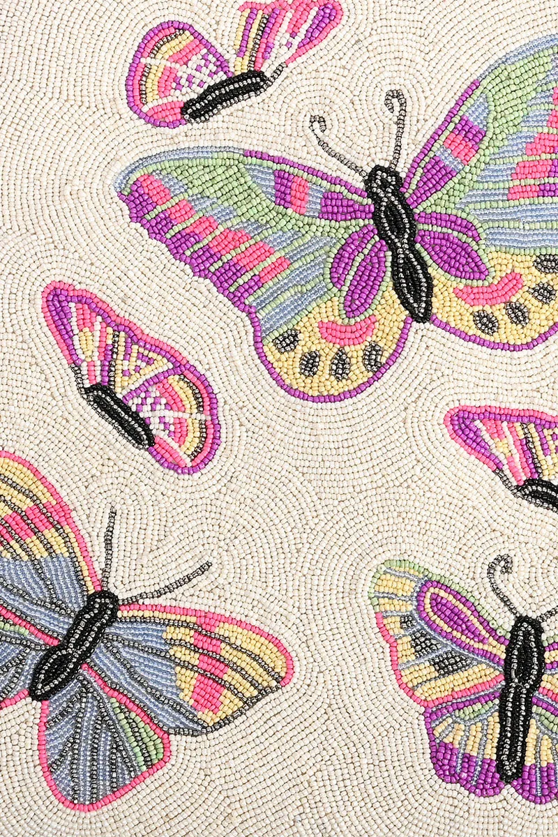 Rosebloom Butterfly Beaded Tote sold by America & Beyond product image thumbnail 2