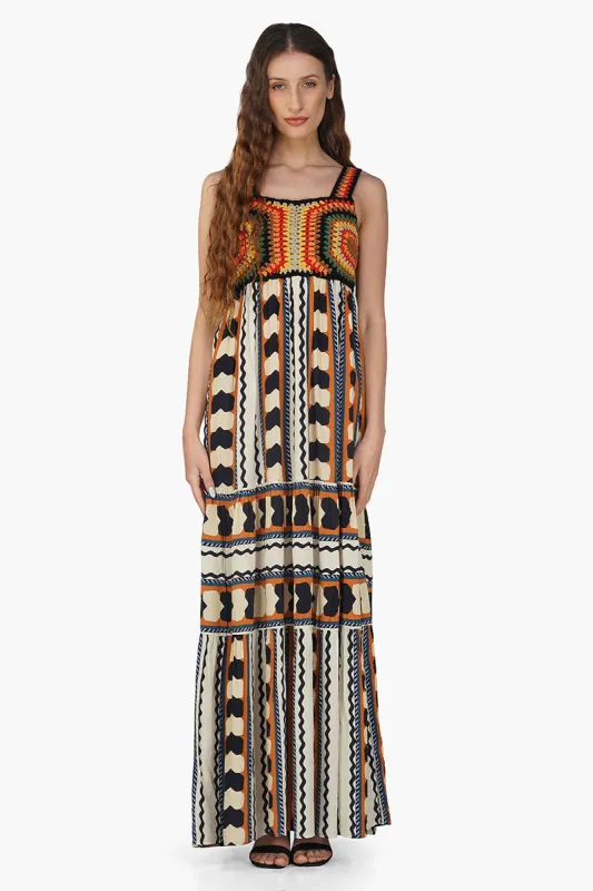 Jungle Cheetah Printed Strap Dress sold by America & Beyond