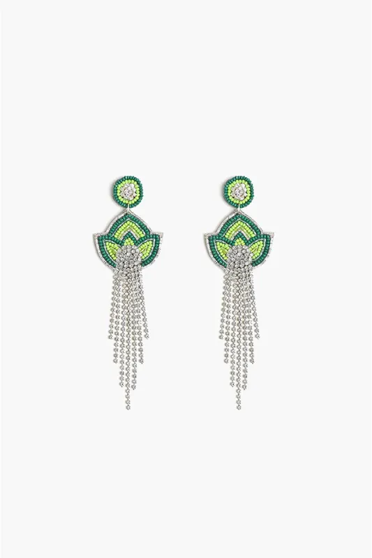 Summer Shine Beaded Earrings sold by America & Beyond