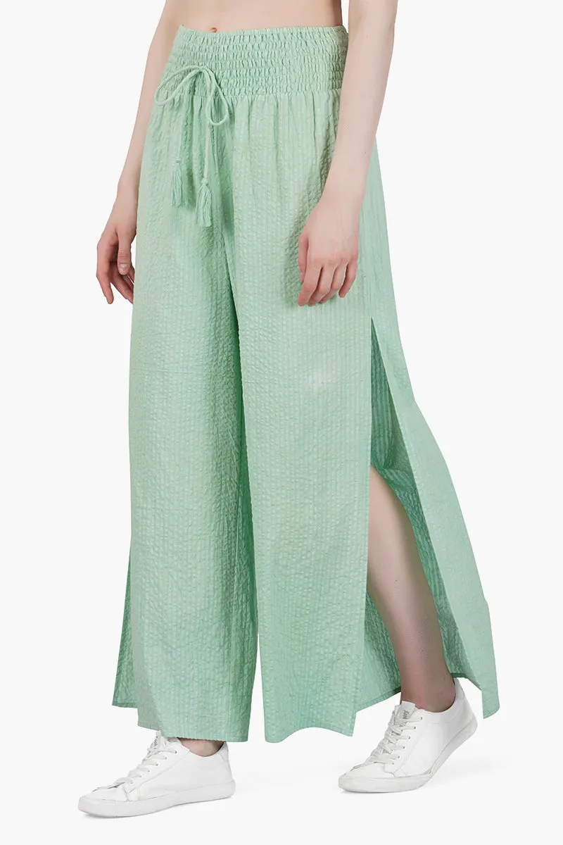 Mint Seersucker Pants sold by America & Beyond product image thumbnail 3
