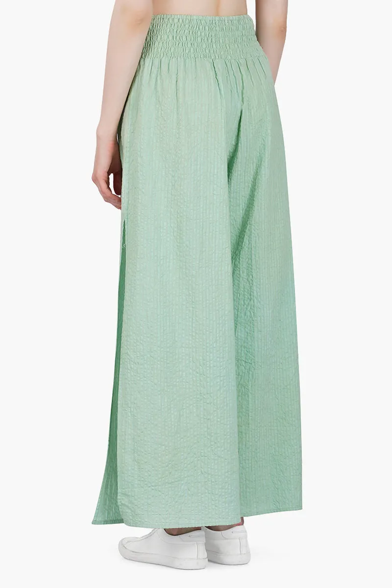 Mint Seersucker Pants sold by America & Beyond product image thumbnail 4