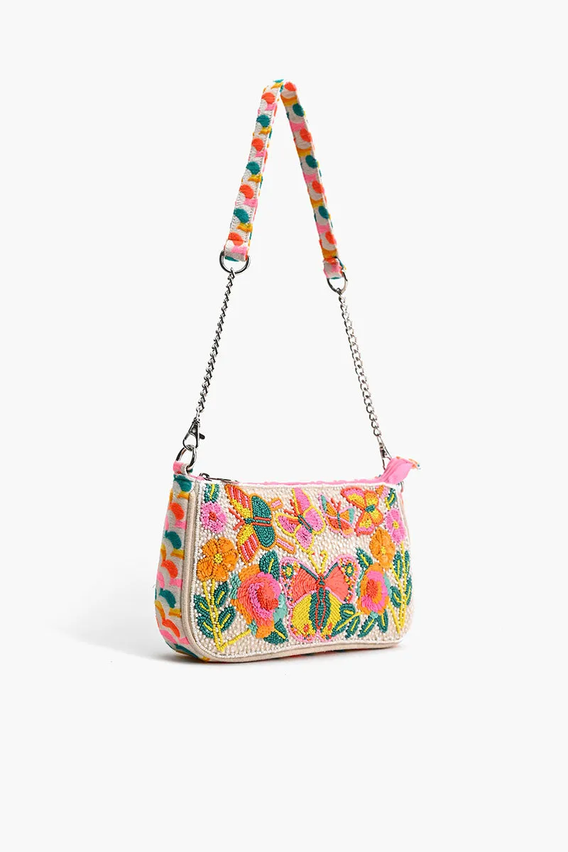 Rainbow Wings Floral Shoulder Bag sold by America & Beyond product image thumbnail 3
