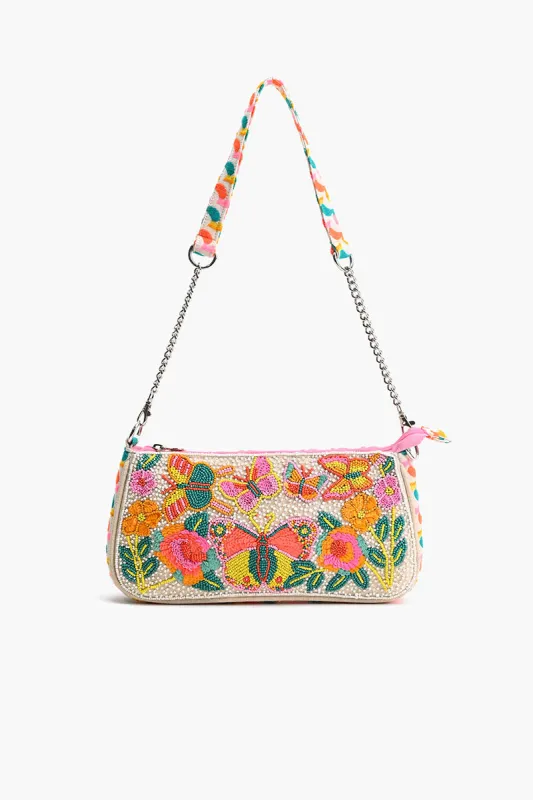 Rainbow Wings Floral Shoulder Bag sold by America & Beyond