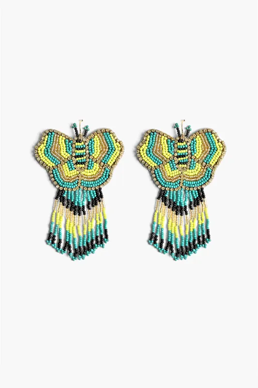 Green Butterfly Earrings sold by America & Beyond