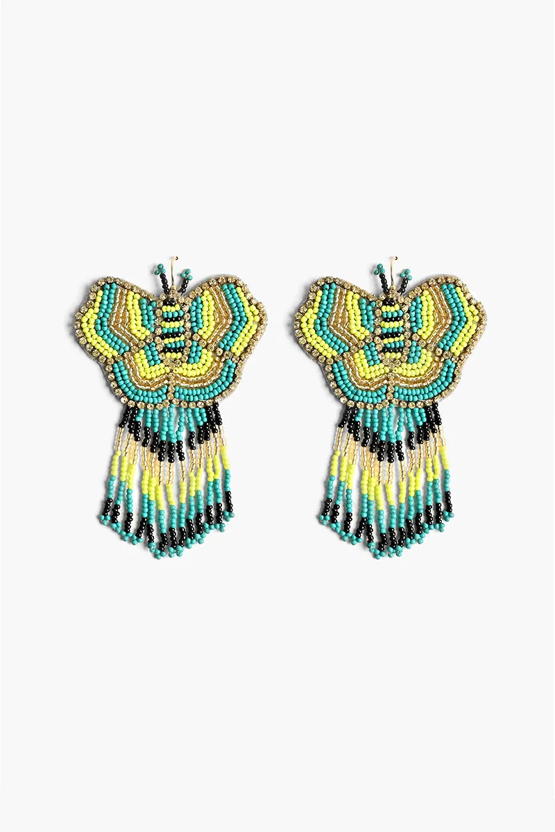 Green Butterfly Earrings sold by America & Beyond