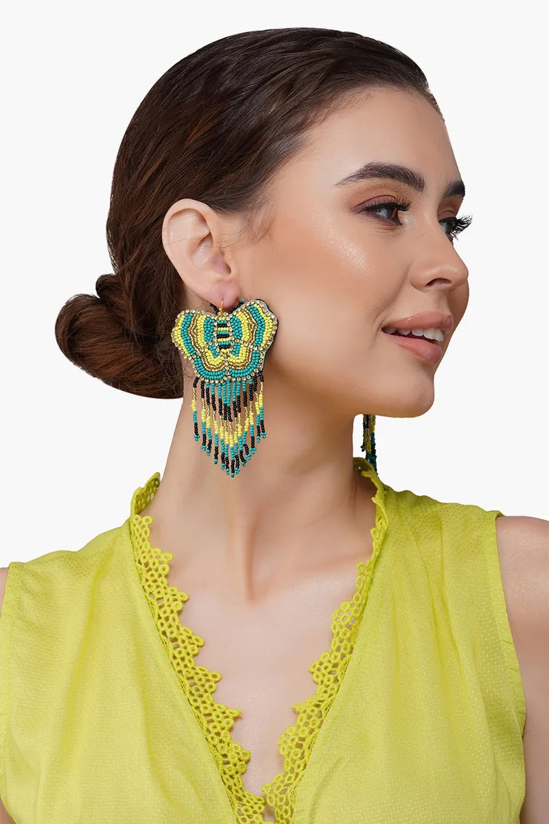 Green Butterfly Earrings sold by America & Beyond product image thumbnail 2