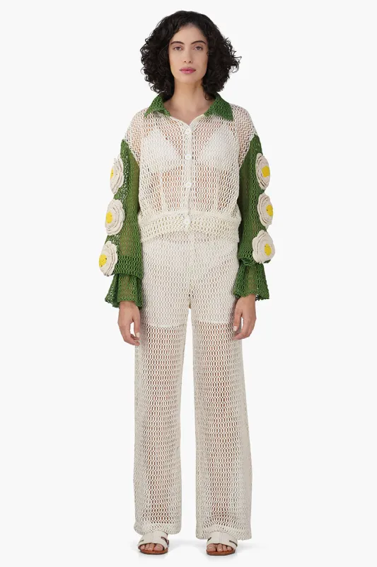 French Acru Crochet Pants sold by America & Beyond