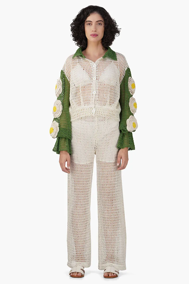 French Acru Crochet Pants sold by America & Beyond