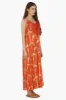Sunset Palm Foil Tassel Maxi Dress sold by America & Beyond
