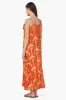 Sunset Palm Foil Tassel Maxi Dress sold by America & Beyond
