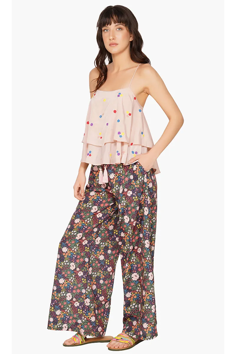 Ditsy Floral Embroidered Top sold by America & Beyond product image thumbnail 4