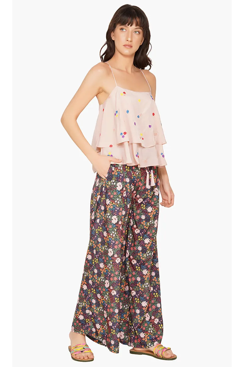 Ditsy Floral Embroidered Top sold by America & Beyond product image thumbnail 3