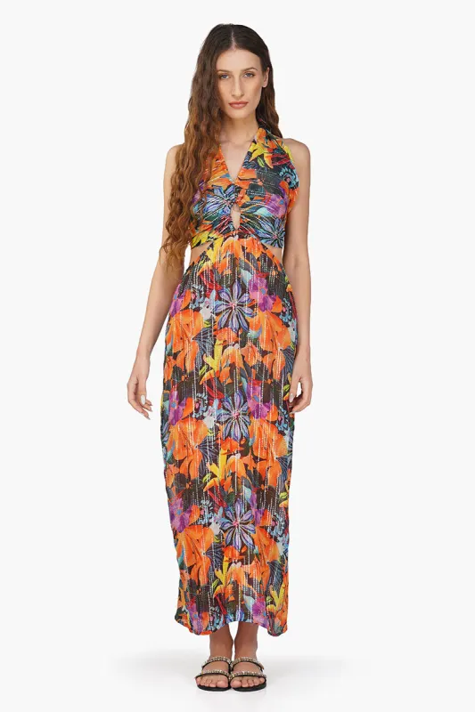 Night Queen Floral Printed Dress sold by America & Beyond