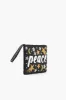 Peace Embellished Wristlet Clutch sold by America & Beyond