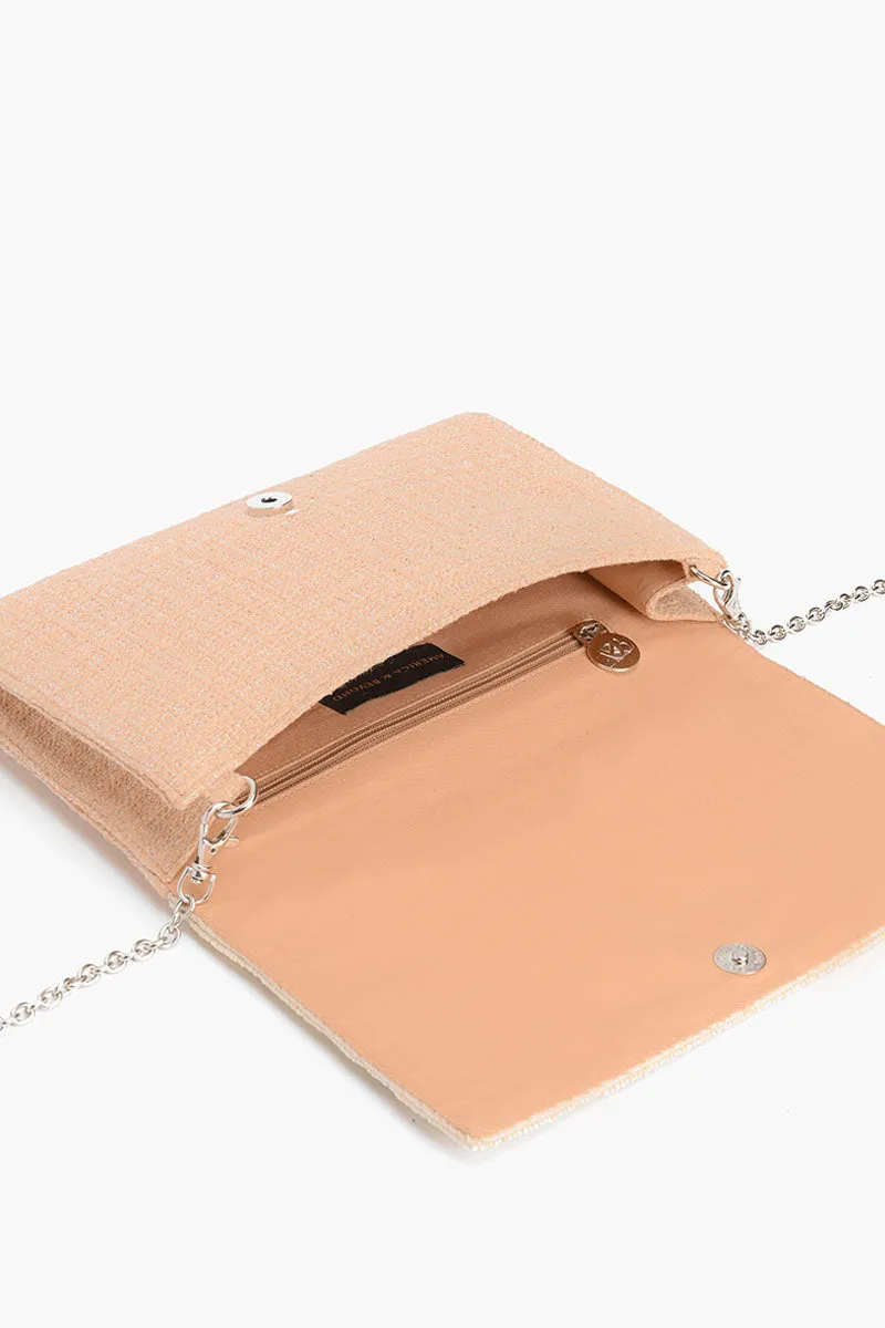 Rose Gold Aztec Embellished Flap Clutch sold by America & Beyond product image thumbnail 5