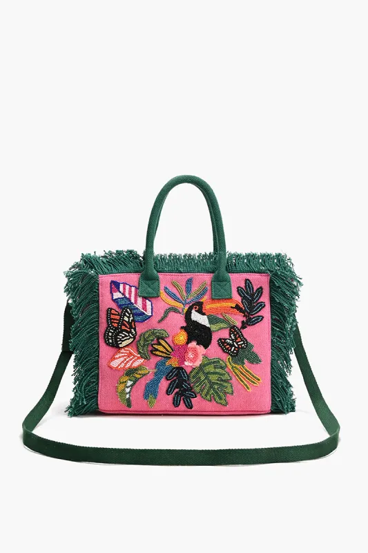 Pink Flutter Oasis Mini Tote sold by America & Beyond