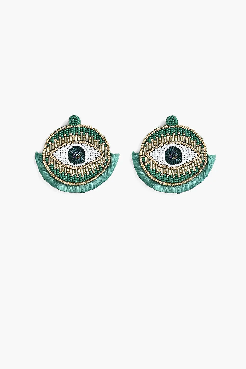 Tahitian Evil Eye Earrings sold by America & Beyond