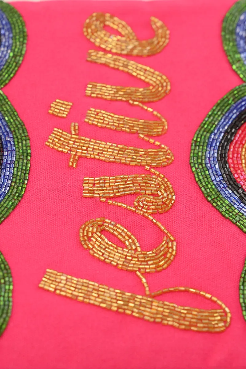 Festive Embellished Wristlet Clutch sold by America & Beyond product image thumbnail 2