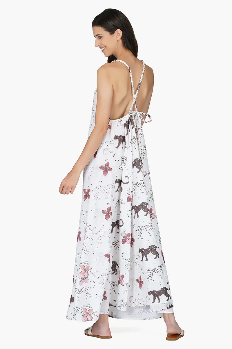 Jaguar Floral Maxi Dress sold by America & Beyond product image thumbnail 4