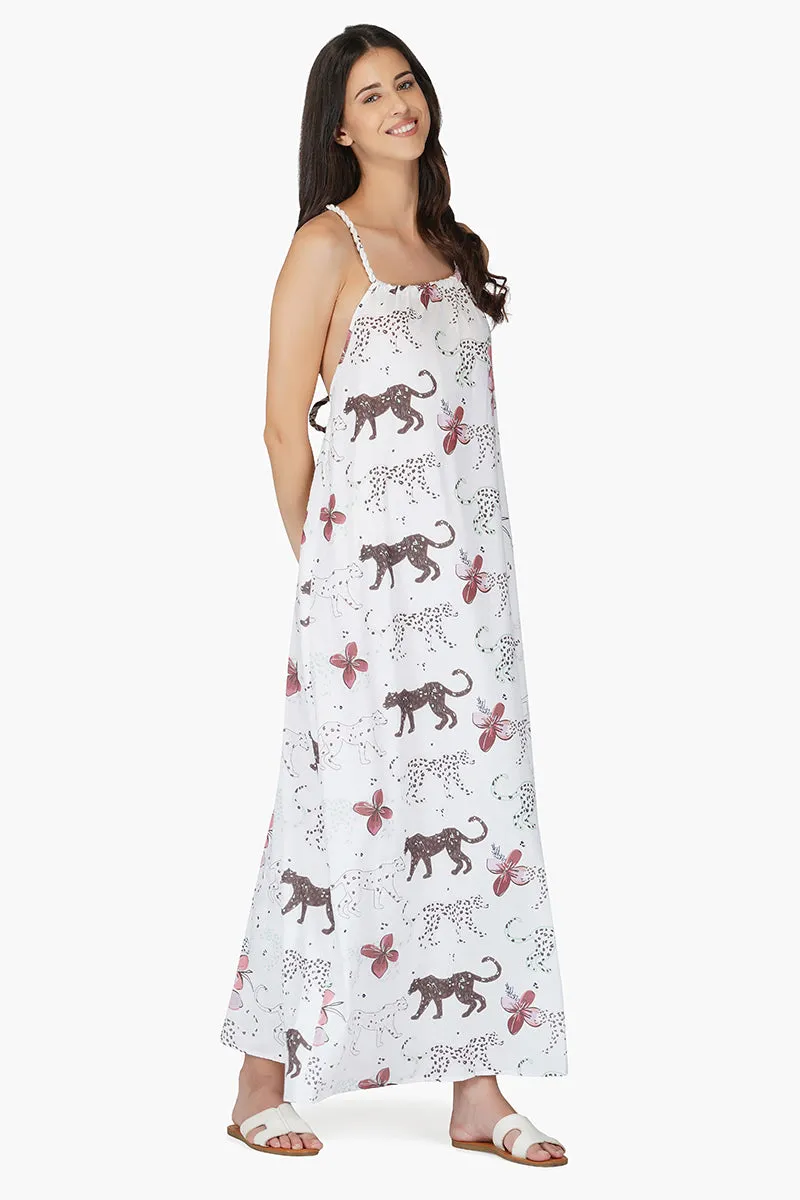 Jaguar Floral Maxi Dress sold by America & Beyond product image thumbnail 2