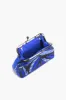 Sapphire Swirl Blue Frame Clutch sold by America & Beyond