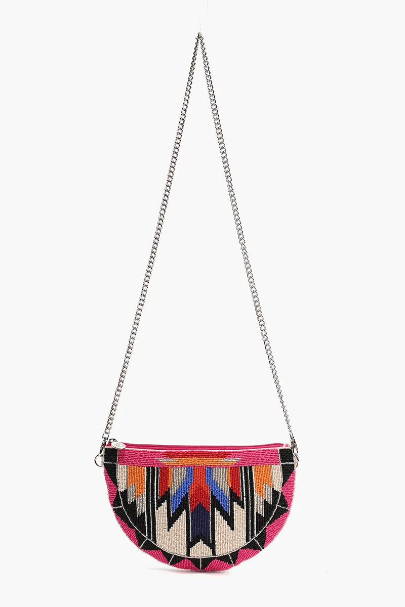 Aztec Embellished Crossbody Pouch with Coin Pouch sold by America & Beyond product image thumbnail 2