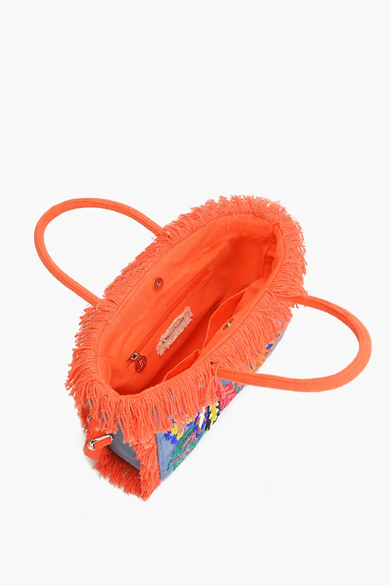 Rainbow Flutterby Foliage Mini Tote sold by America & Beyond product image thumbnail 5