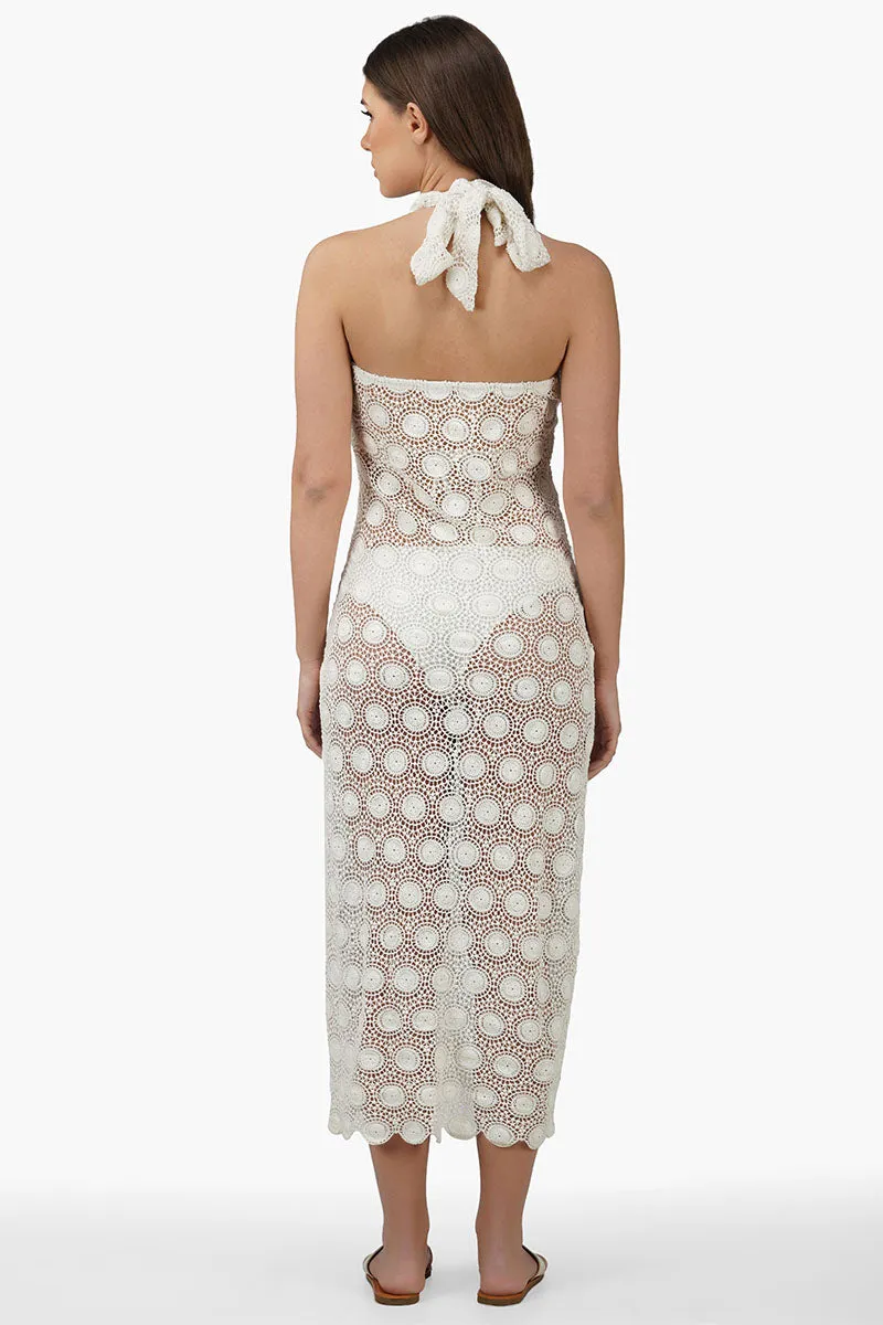 Dori Lace Halter Dress Cover Up sold by America & Beyond product image thumbnail 4