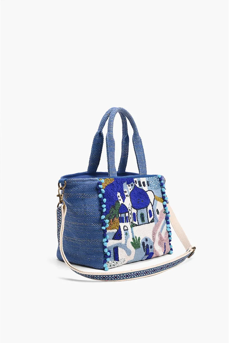 Santorini Sky Mini Tote sold by America & Beyond product image thumbnail 2